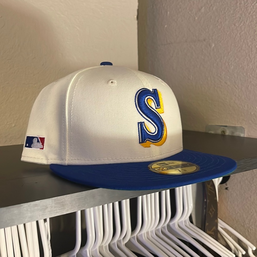New era Seattle mariners fitted hat custom